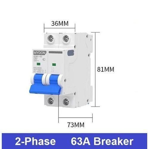 63Amps DC Circuit Breaker for Solar, House Wiring - Image 2